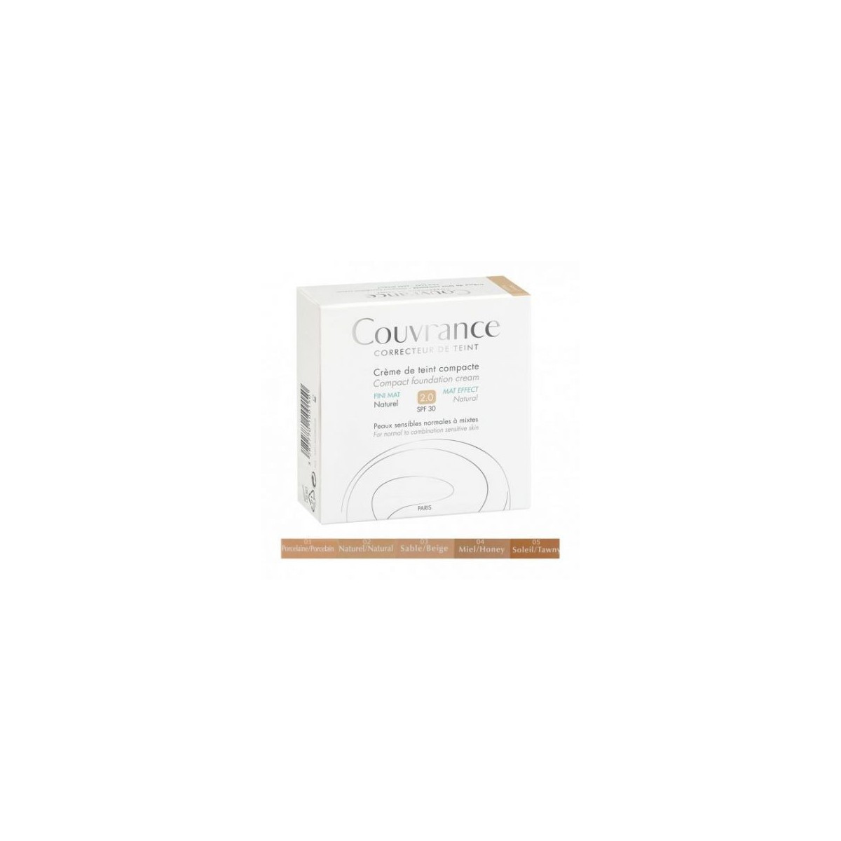 AVENE COUVRANCE CREMA COMPACTA OIL FREE 9.5 G NATURAL