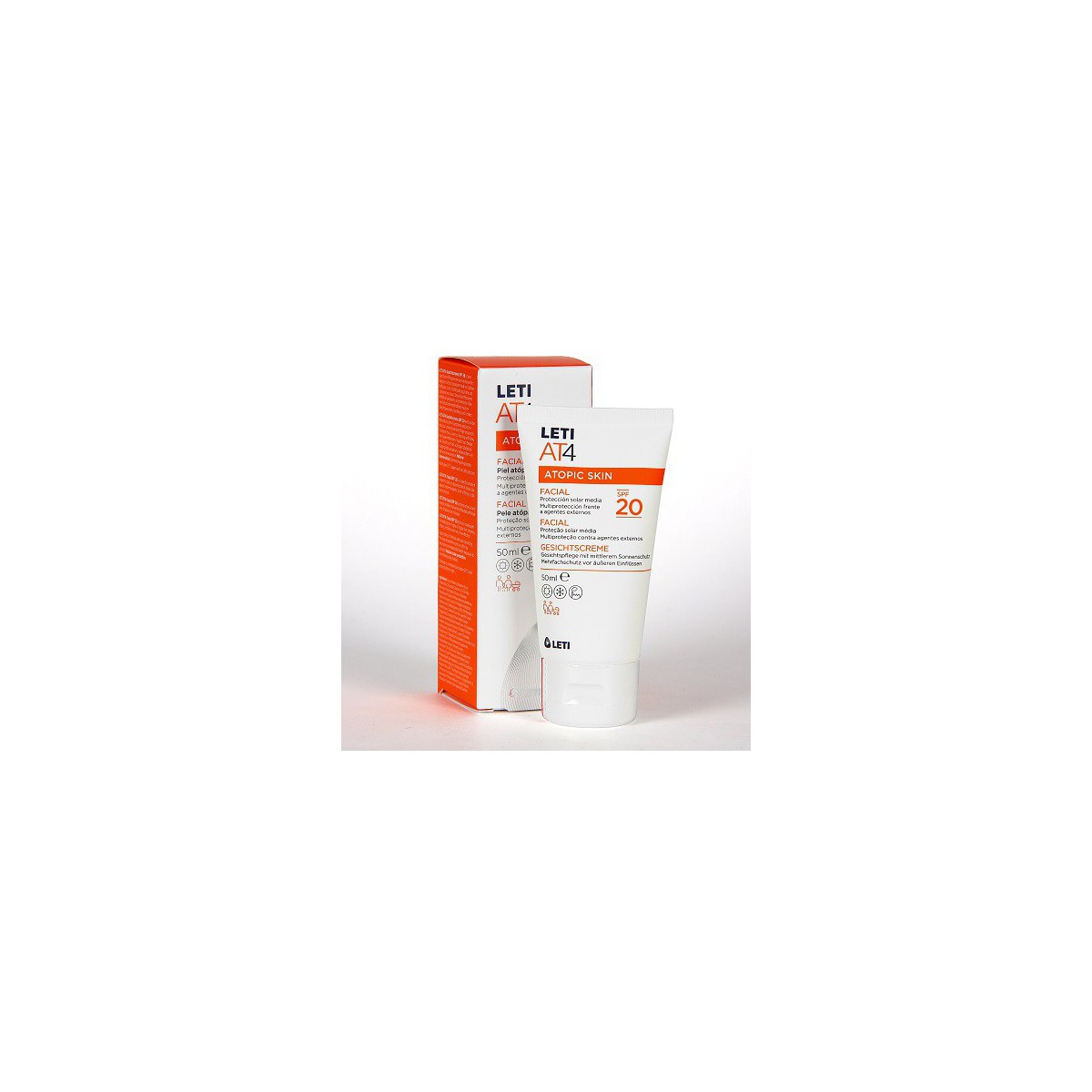 LETI AT4 CREMA FACIAL SPF 20 CREMA 50 ML