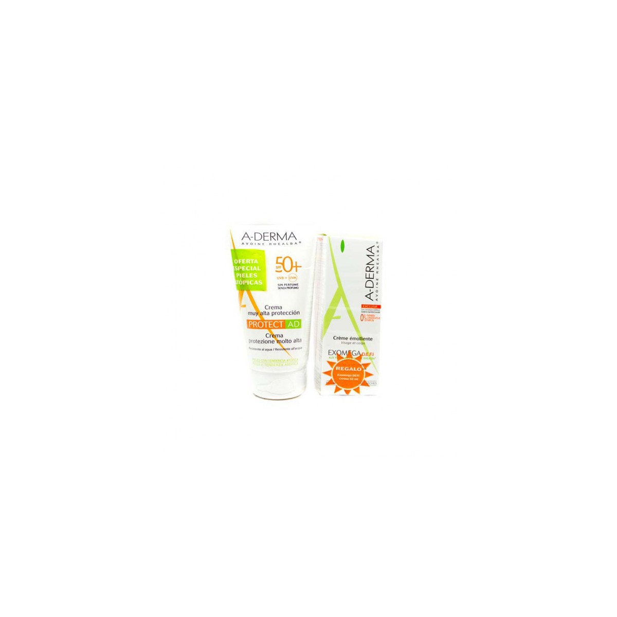 A-DERMA protect AD CREMA 50+ 150 ML + CREMA EMOLIENTE D.E.F.I