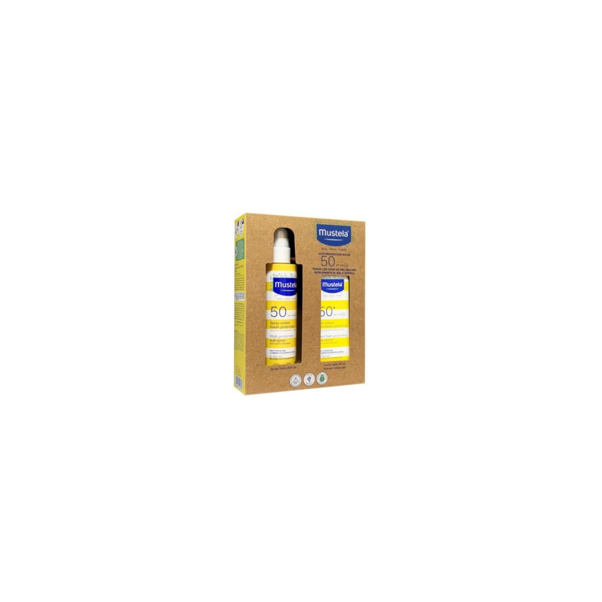 Mustela Spray Solar 200ml + Leche Solar Facial 40ml