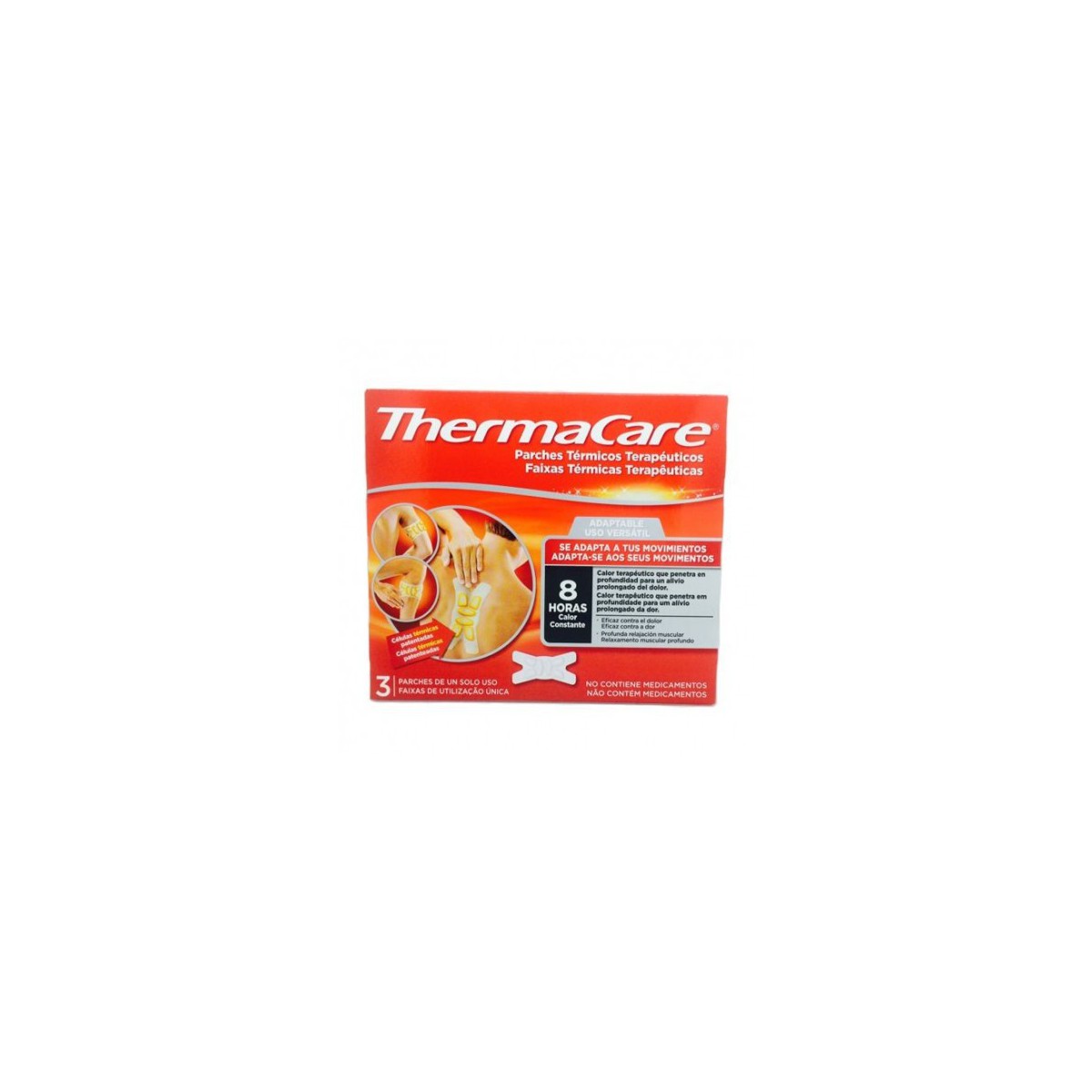 Thermacare Parches Termicos Adaptable 3 Uds