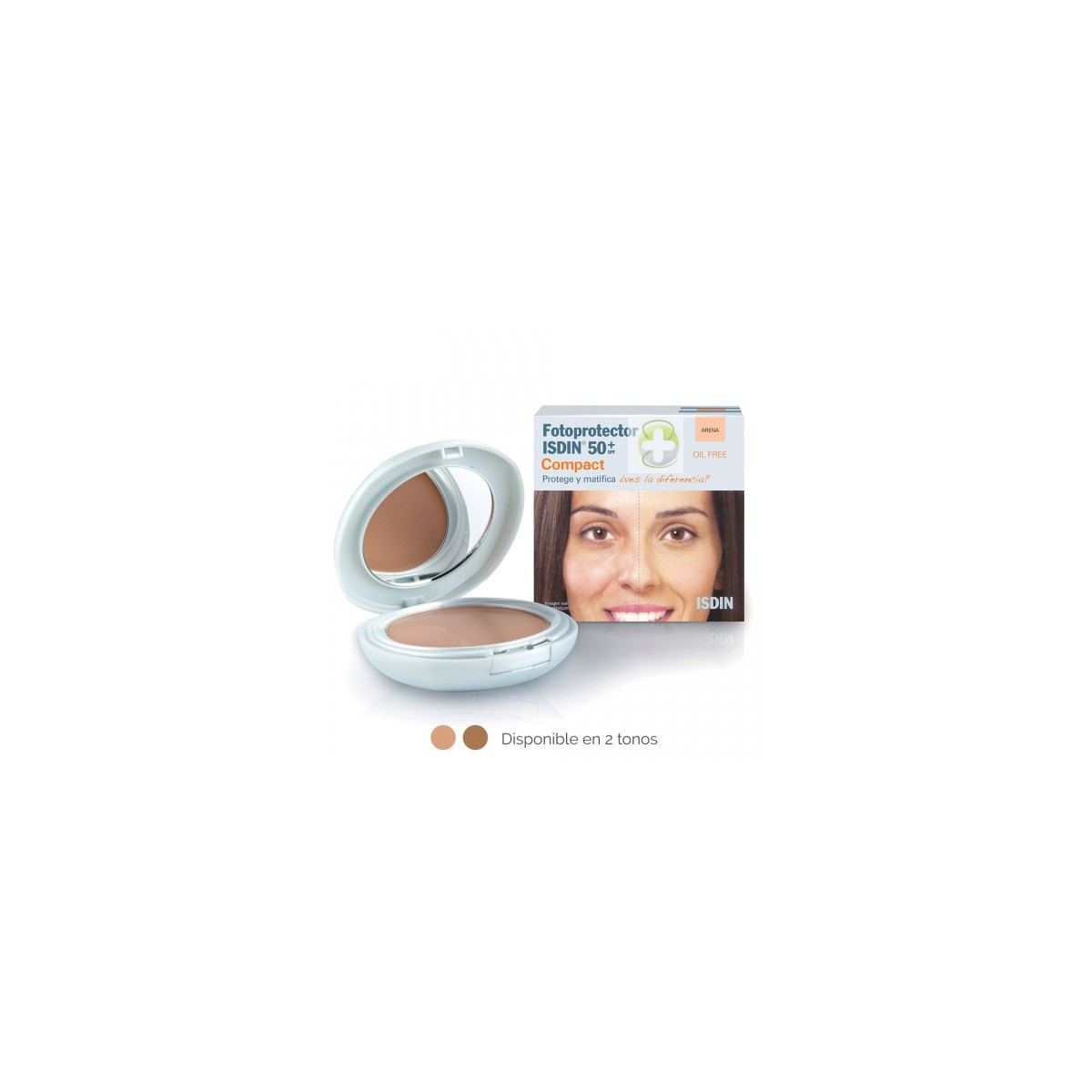 ISDIN FOTOPROTECTOR COMPACT SPF50+ OIL FREE ARENA