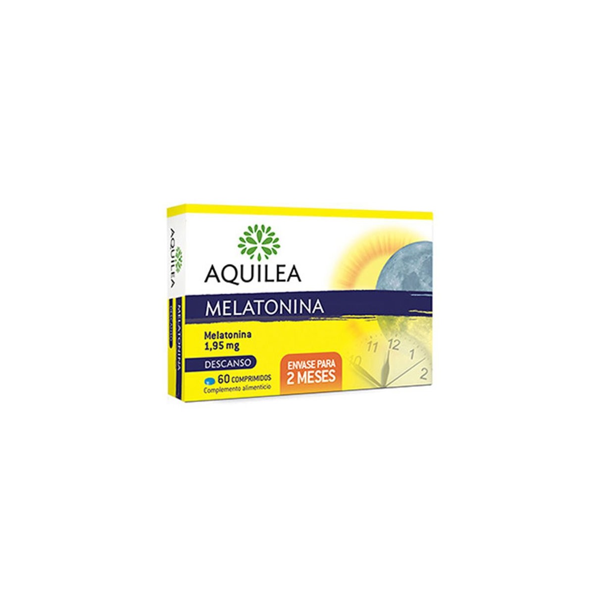 aquilea melatonina 1.95mg 60 c