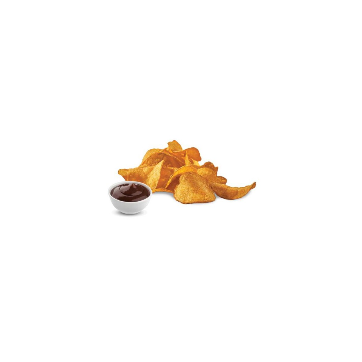 chips  snack  sabor barbacoa